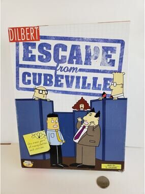 Dilbert Escape from Cubeville Screen Life Games Complete In Great Condition